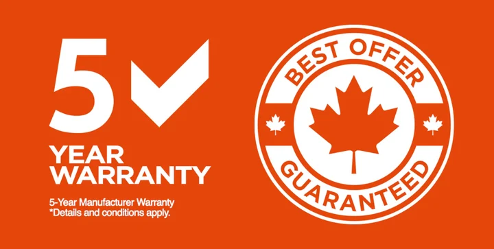 5 Year Warranty